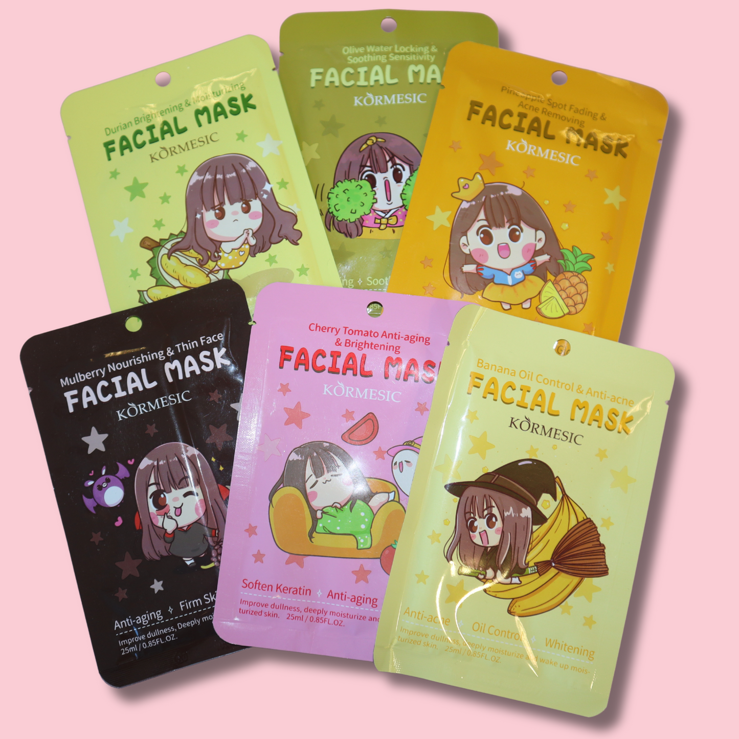 Anime Character Series Facial Mask (KORMESIC)