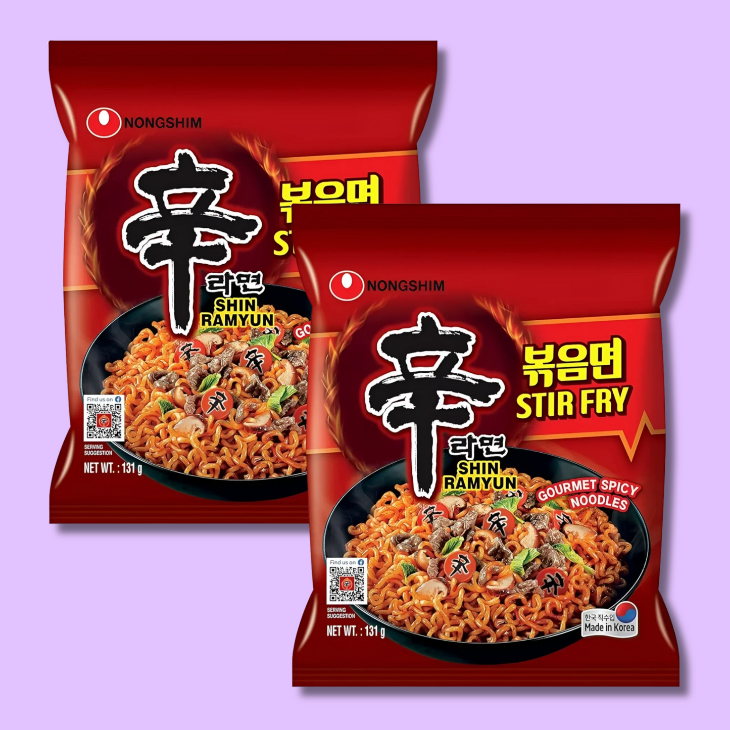 Shin Ramyun Stir Fry (NONGSHIM) HALAL