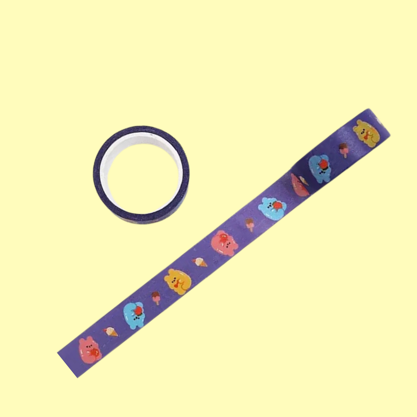 Kawaii Character Washi Tape Masking Tape
