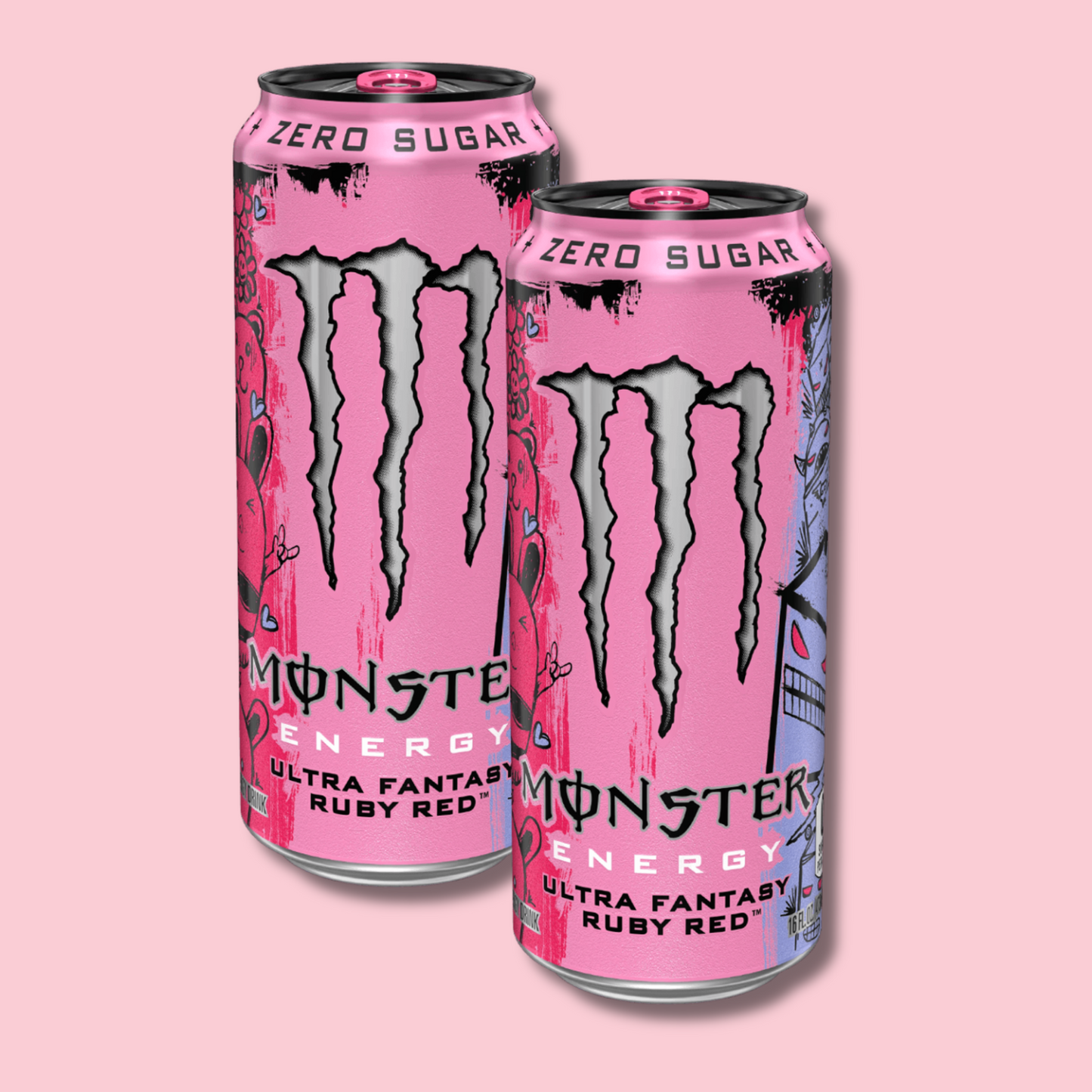 Monster Zero-Sugar Ultra Fantasy Ruby Red 500ml