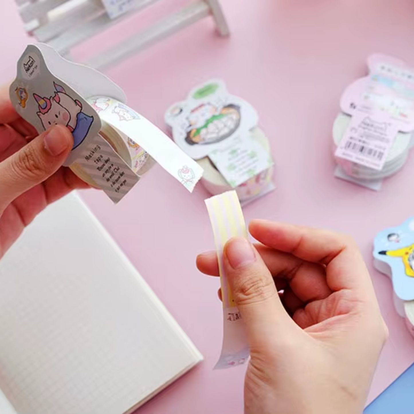 Washi Tape Masking Tape Cute Animals (NEKONI)