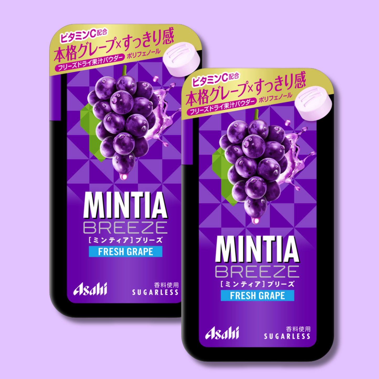 Mintia Breeze Mints Fresh Grape (ASAHI)
