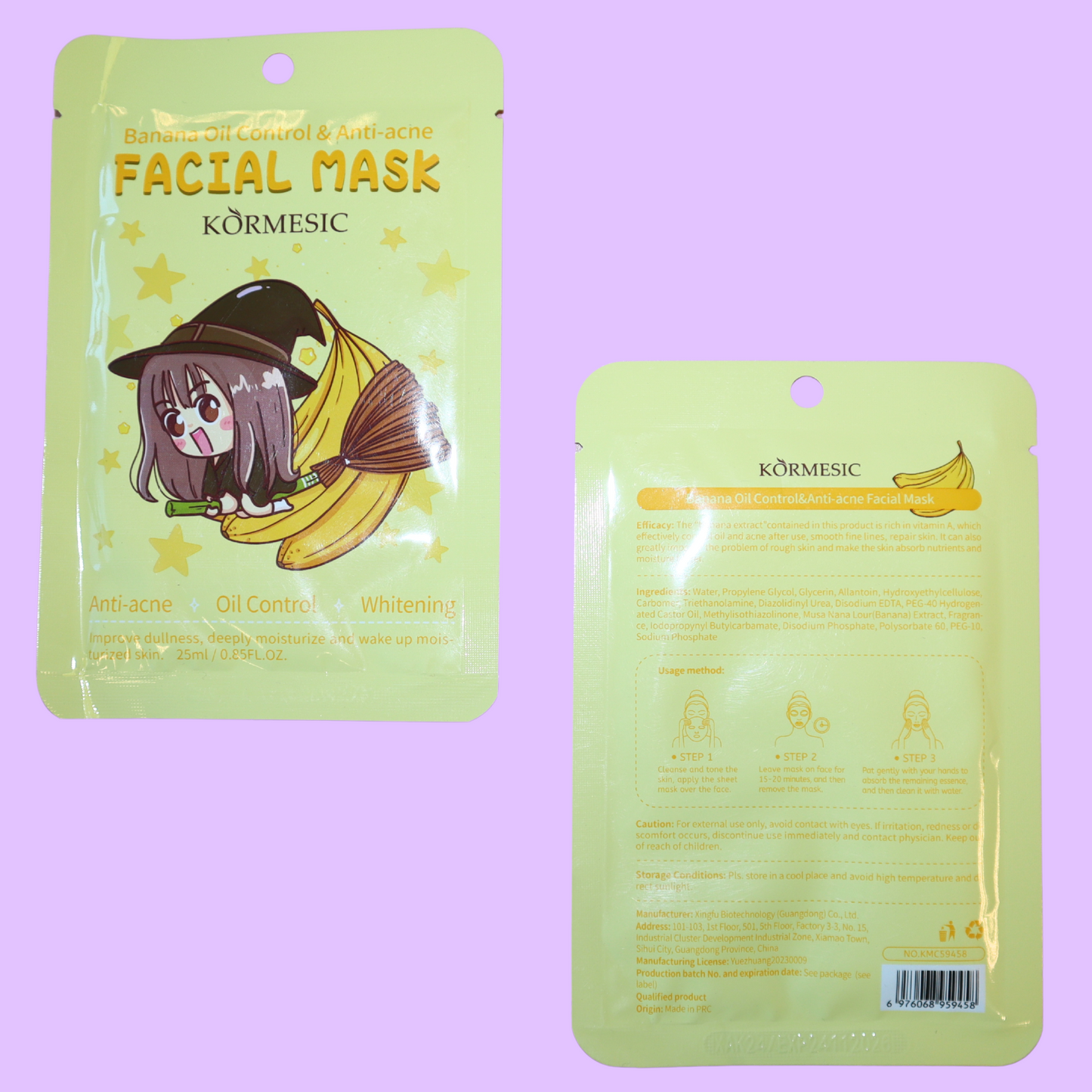 Anime Character Series Facial Mask (KORMESIC)