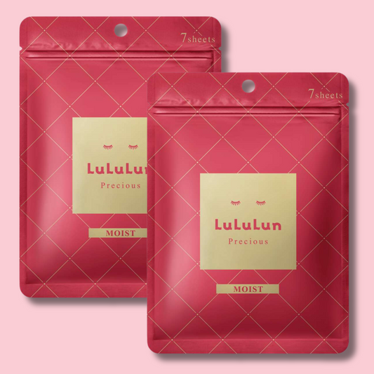 Lululun Precious Red Moisturizing Face Mask 7 Sheets (LuLuLun)
