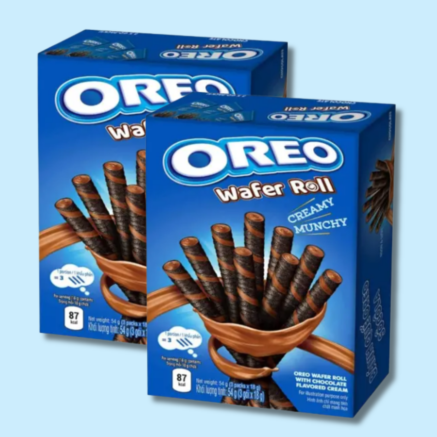 Oreo Wafer Rolls Chocolate 54g DATOVARE