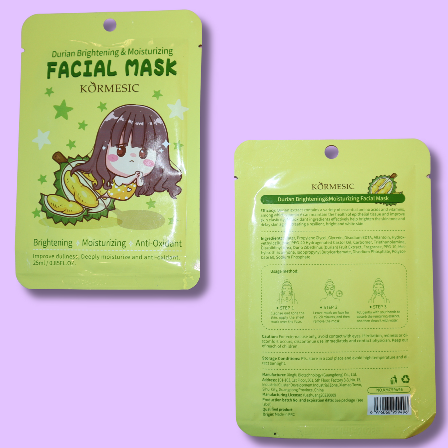 Anime Character Series Facial Mask (KORMESIC)