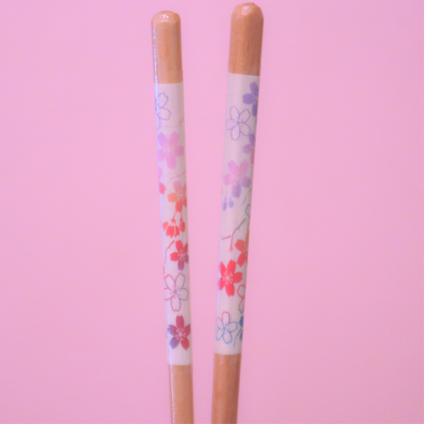 Japansk Wakasa Lacquered Chopsticks Dishwashable Sakura 21cm (Daiso)