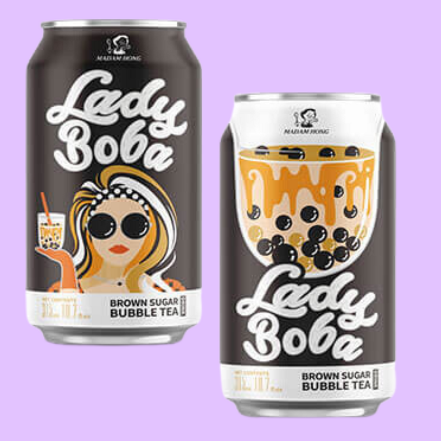 Lady Boba Bubble Tea Brown Sugar 315ml (MADAM HONG) HALAL DATOVARE