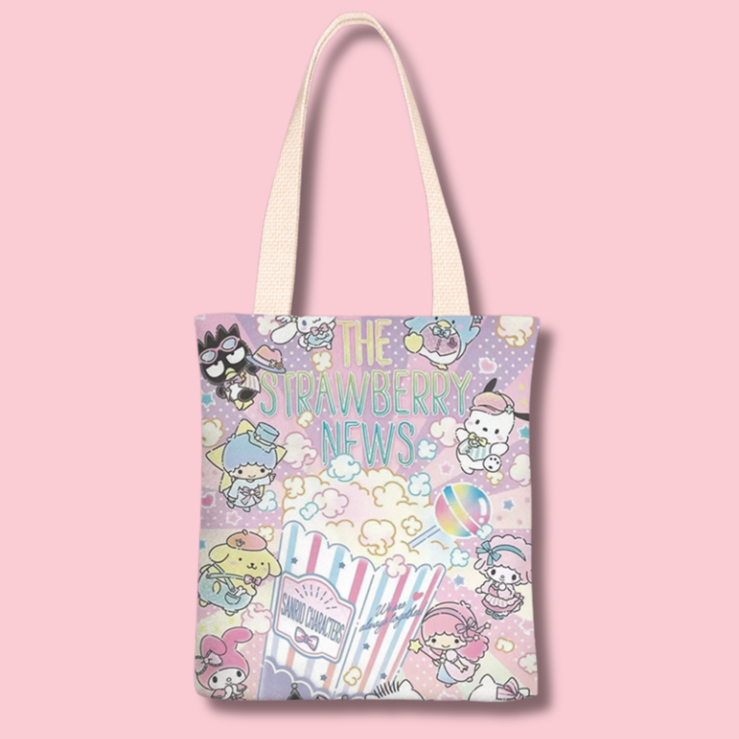 Sanrio Canvas Bag The Strawberry News