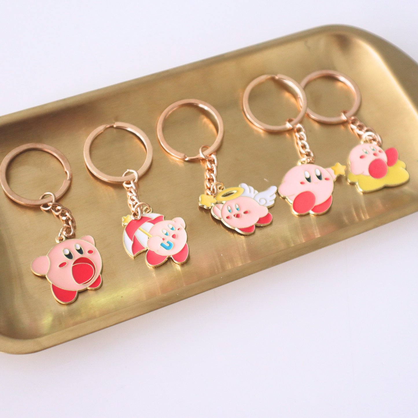Metal Keychain Kirby