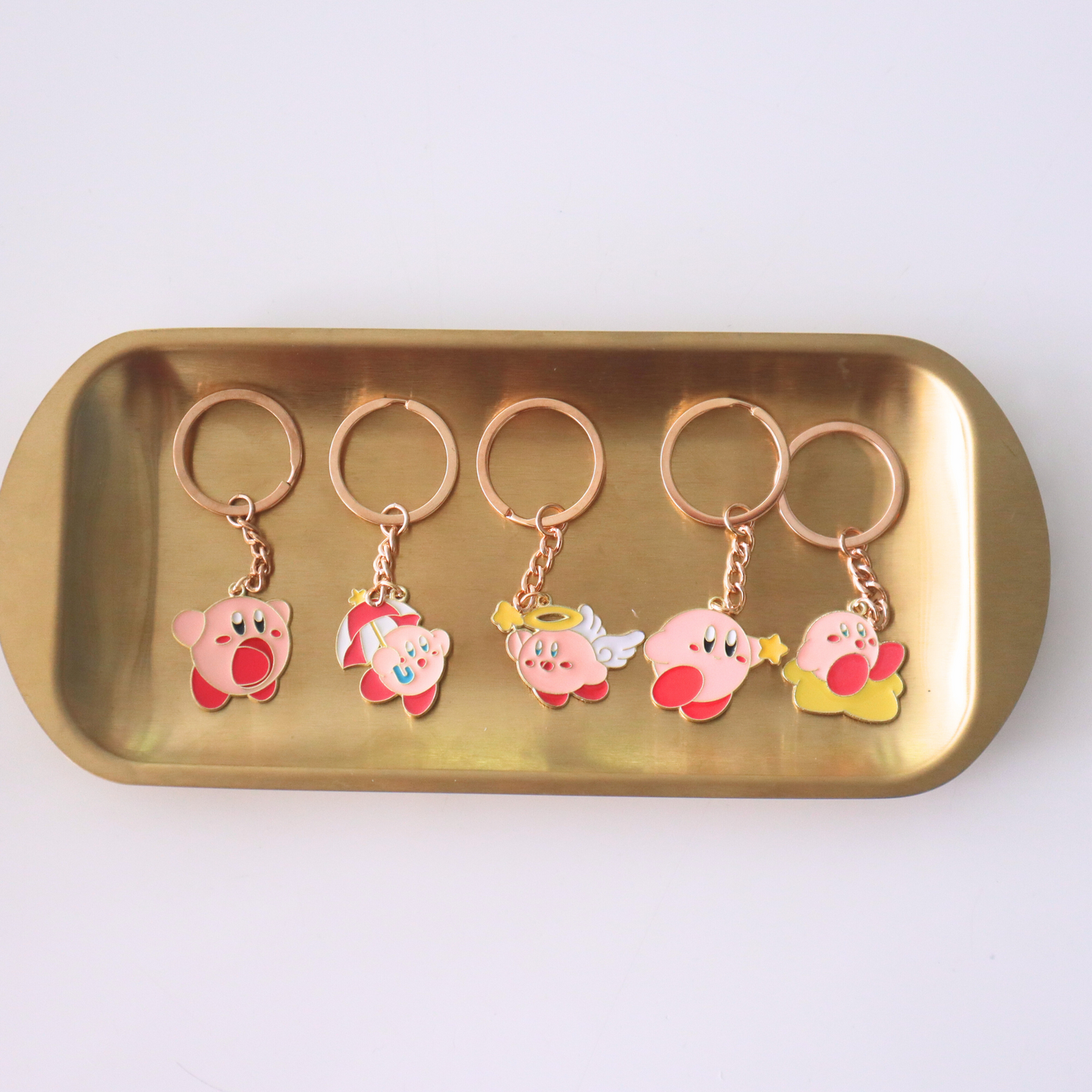 Metal Keychain Kirby