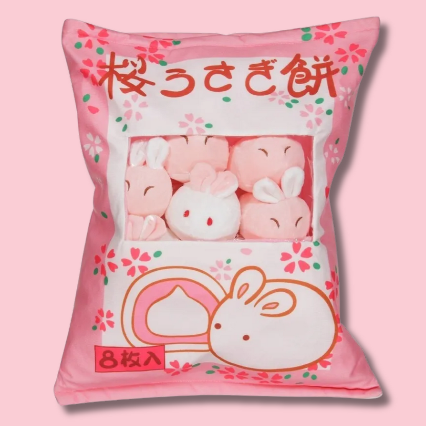 Plushy Bag Sakura Mochi Bunny 43cm