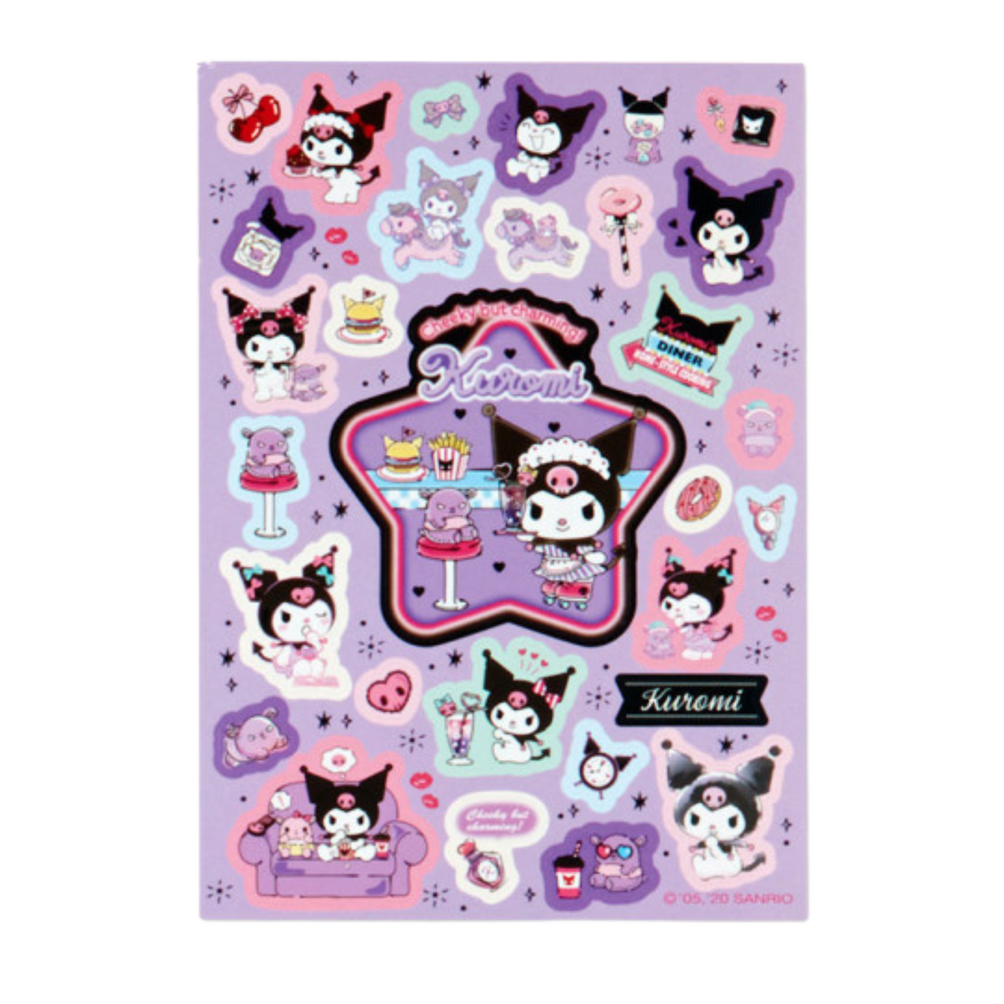 Memo Pads Sanrio Kuromi 128-ark