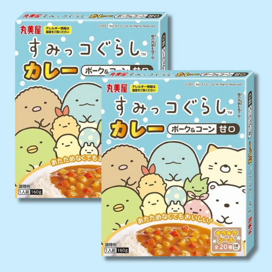 Sumikkogurashi Instant Curry Mild Pork & Corn 160g (Marumiya)