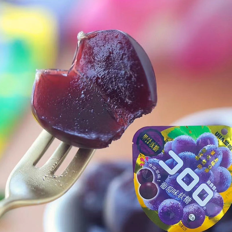 Kororo Grape Fruit Juice Gummy 48g (UHA)