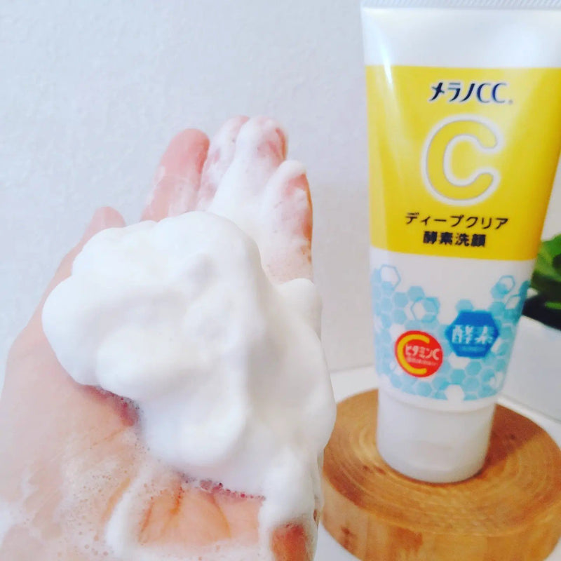 Melano CC Deep Clear Enzyme Face Wash for Clogged Pores 130g (ROHTO)