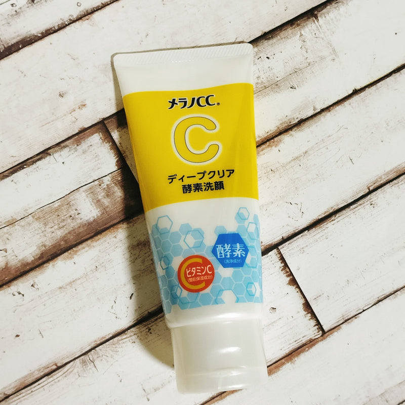 Melano CC Deep Clear Enzyme Face Wash for Clogged Pores 130g (ROHTO)