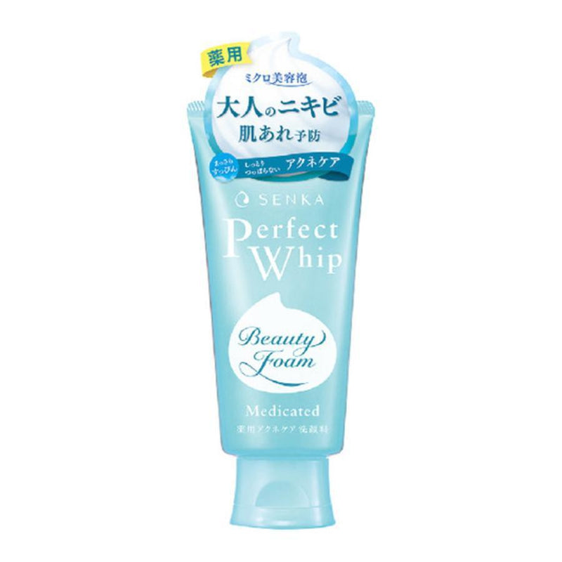 Perfect Whip Acne Care Deep Cleanser Foaming Face Wash 120g (SENKA)