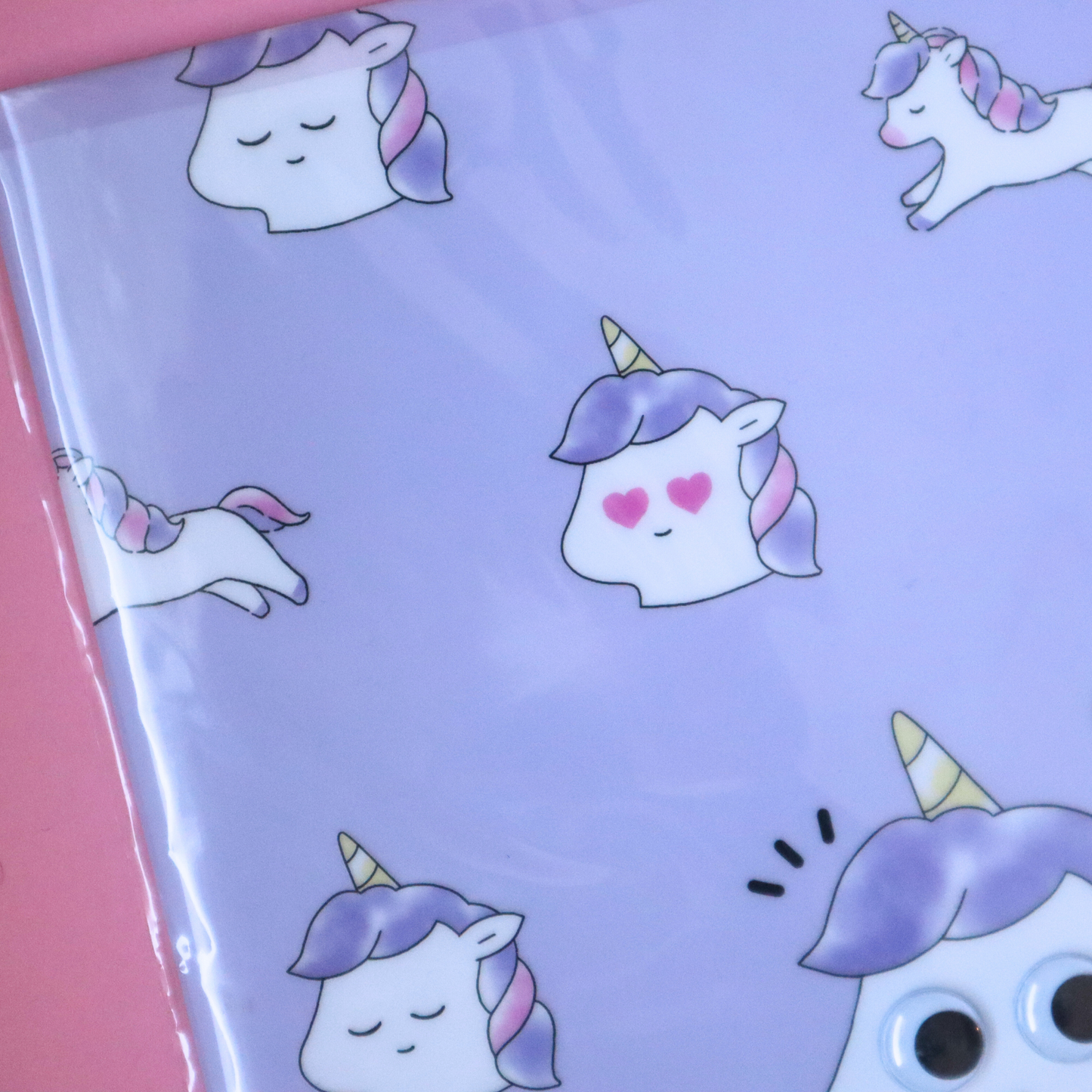 A4 Mappe 5 Lommer Nikkori Collection Unicorn
