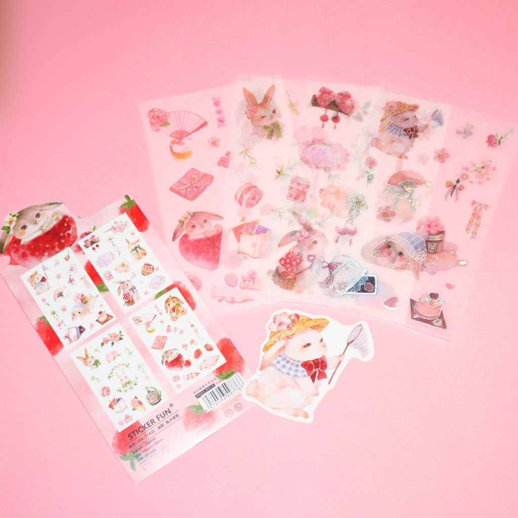 Sticker Sheet Sticker Fun Animals 4sheets