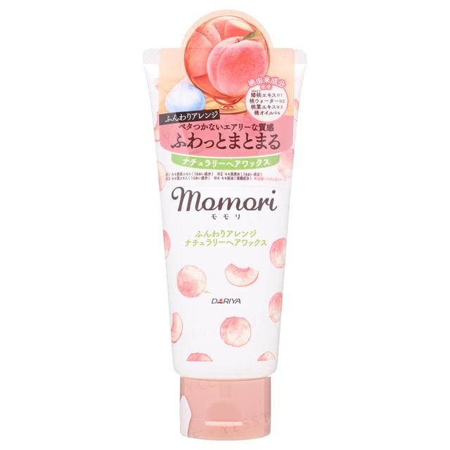 Momori Peach Fluffy Arrange Naturally Hair Wax 90g (DARIYA)