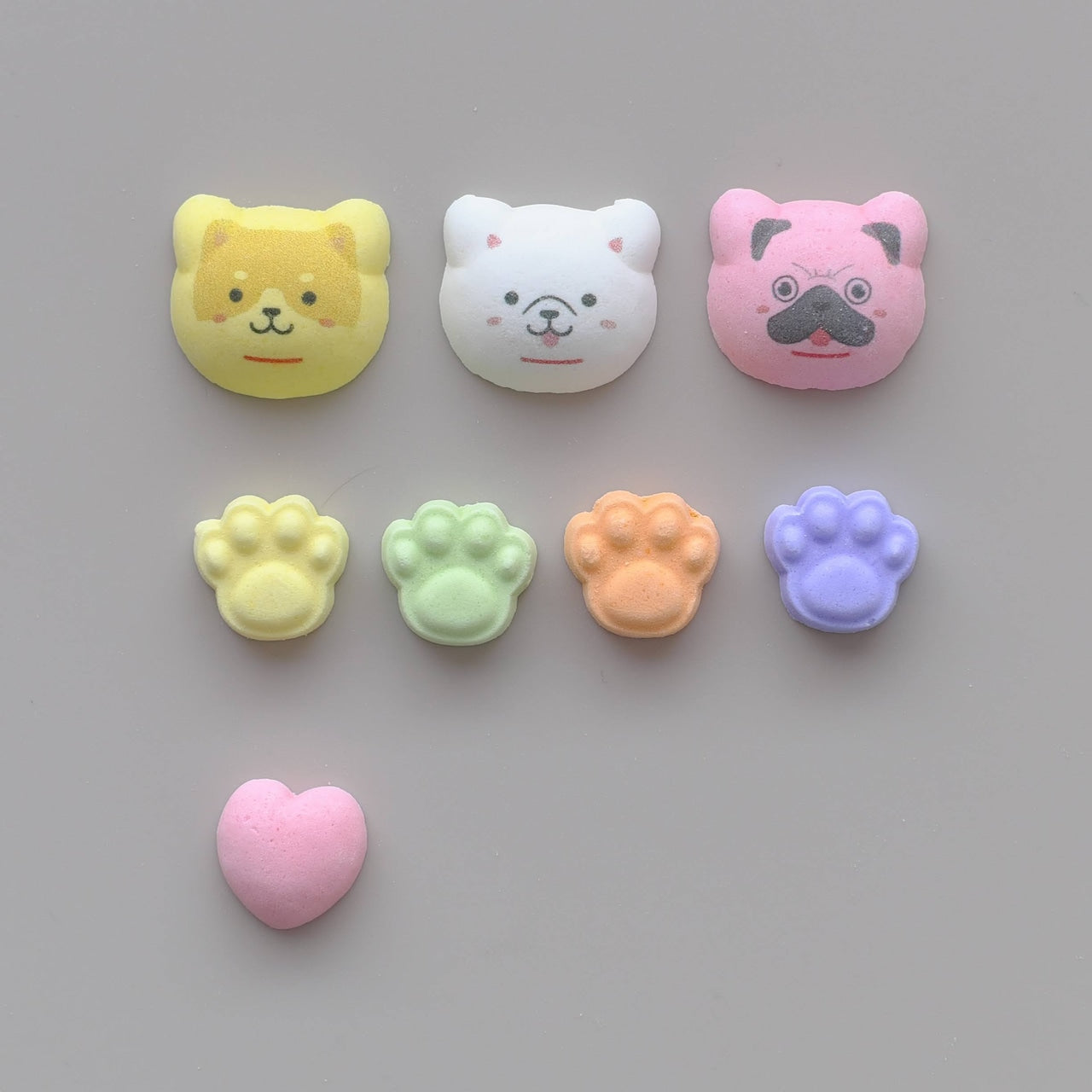 Kyoto Sweets Gift Set Hand Made Ramune & Konpeitou Rock Candy Dog 71g (Ageo)