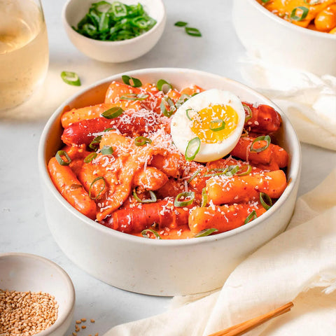 Tteokbokki Rose Spicy HALAL 120g (YOPOKKI)