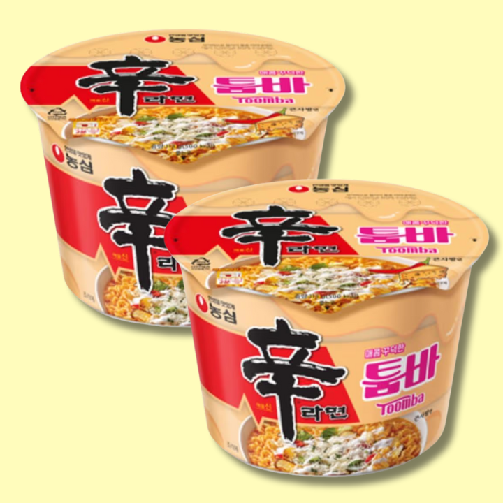 Big Bowl Shin Ramyun Stir Fry Toomba Spicy and Creamy Flavour 113g (NONGSHIM)