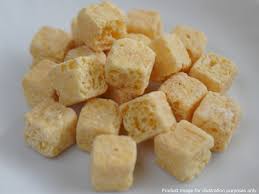 Ginza Rusk White Chocolate Soaked Cube Corm Puff Small Bag 30g (GINBIS)