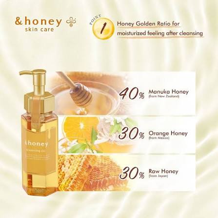 &honey Moisturizing Cleansing Oil Sweet Honey 180ml (VICREA)