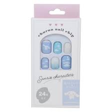 Sanrio Press-On Nails Cinnamoroll 24pcs (KAMIO)