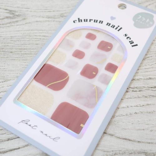 Pedicure Stickers Red X Gold (KAMIO JAPAN)