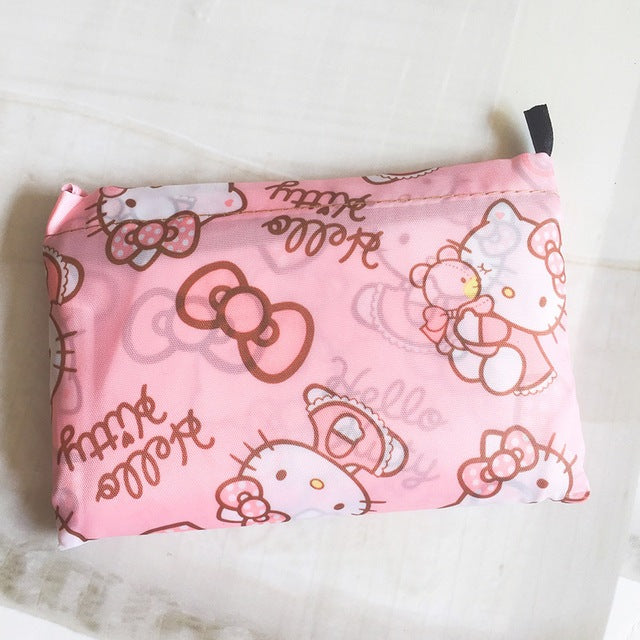 Foldbart Handlenett Hello Kitty