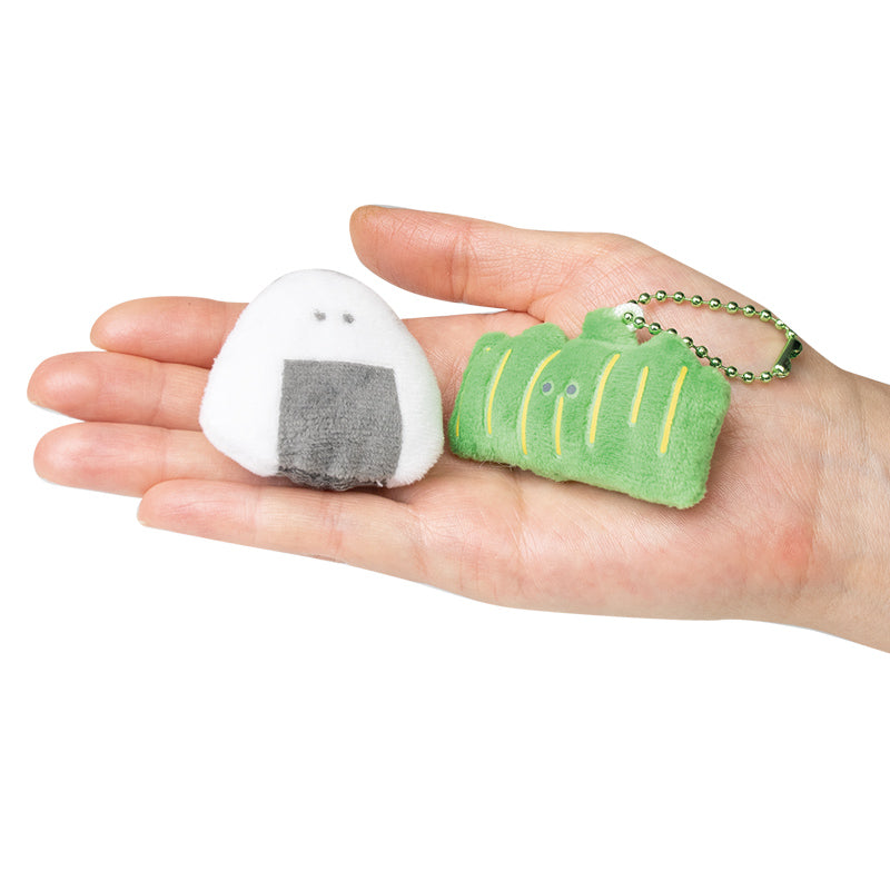 Tsuburana Hitomi Bento Mini Mascot Keychain Onigiri (YELL)