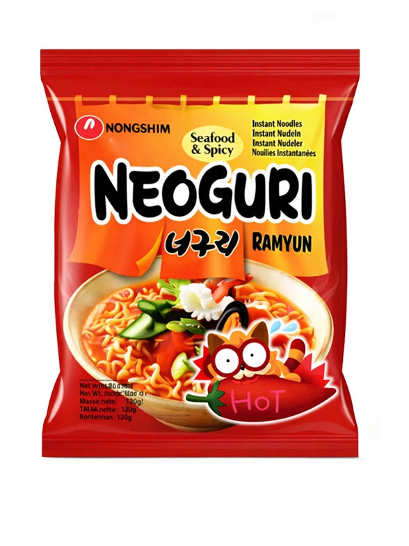 Neoguri Ramyun Seafood & Spicy 120g (NONGSHIM)