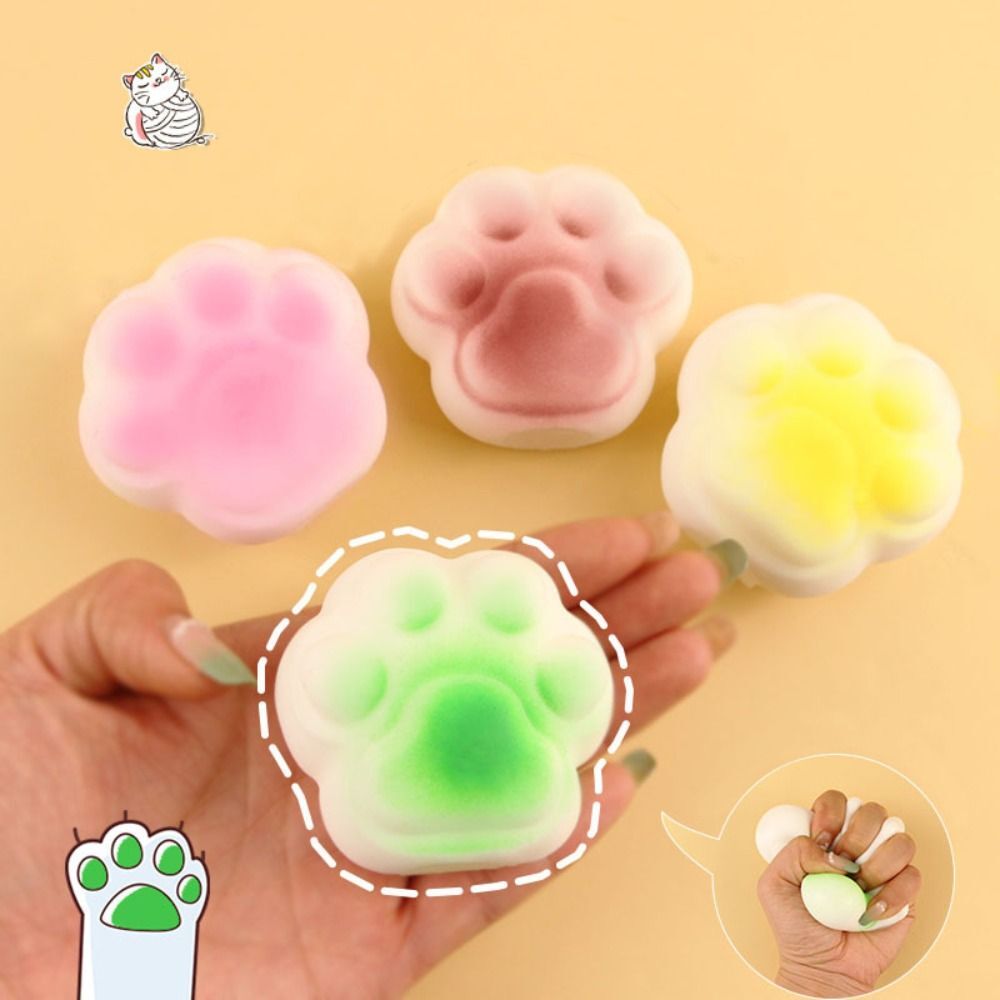 Squishy Stress Ball Cat Paw 7cm