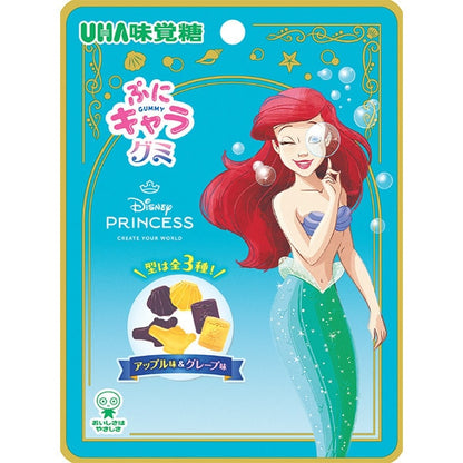 Puni Chara Gummy Disney Princess Apple & Grape 50g (UHA)