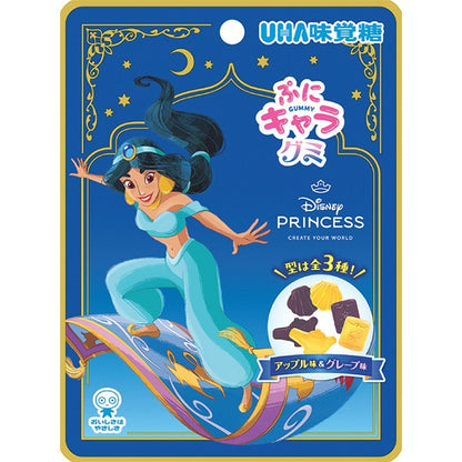 Puni Chara Gummy Disney Princess Apple & Grape 50g (UHA)