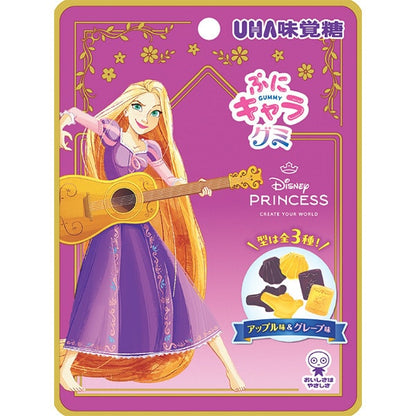 Puni Chara Gummy Disney Princess Apple & Grape 50g (UHA)