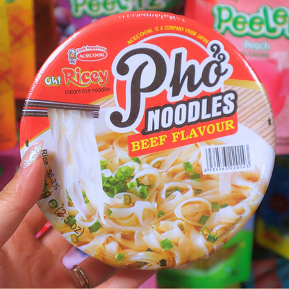 Oh! Ricey Instant Rice Noodle Pho Beef Flavour 71g (ACECOOK)