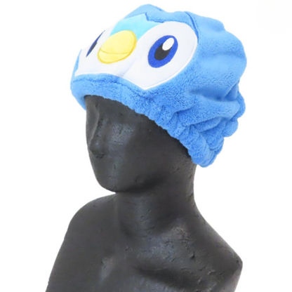 Pokemon Quick Dry Towel Hair Cap Piplup (TAKARA TOMY)