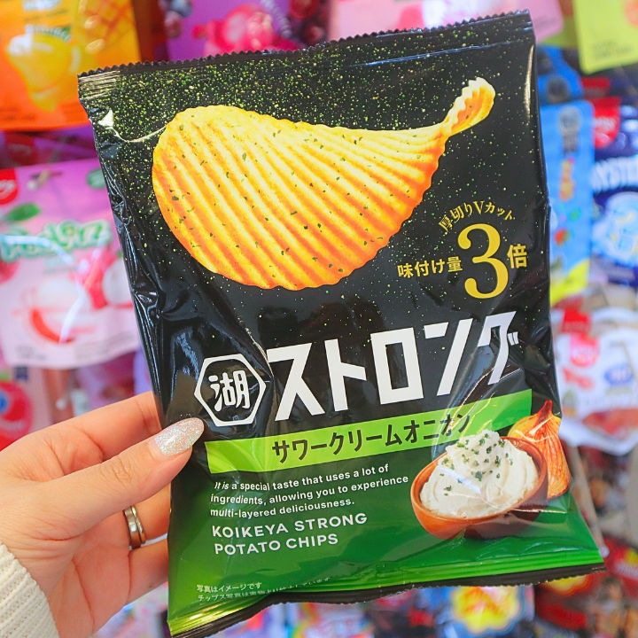 Strong Rich Potato Chips Sour Cream & Onion 53g (KOIKEYA)