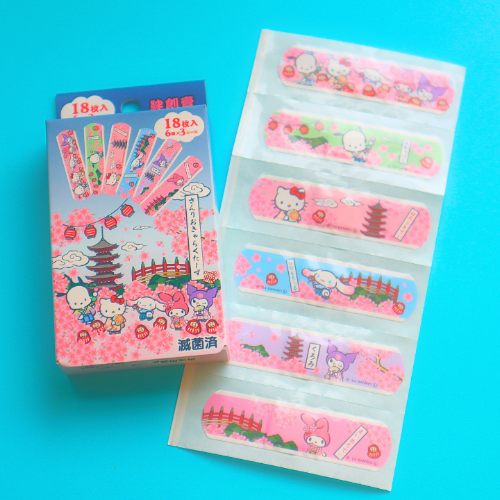 Sanrio Characters Sakura Kimono Band Aid Plaster Set (SANRIO)