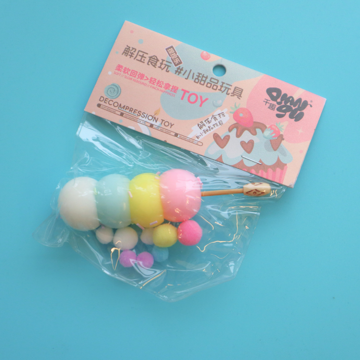 Taba Squishy 4 Colored Dango