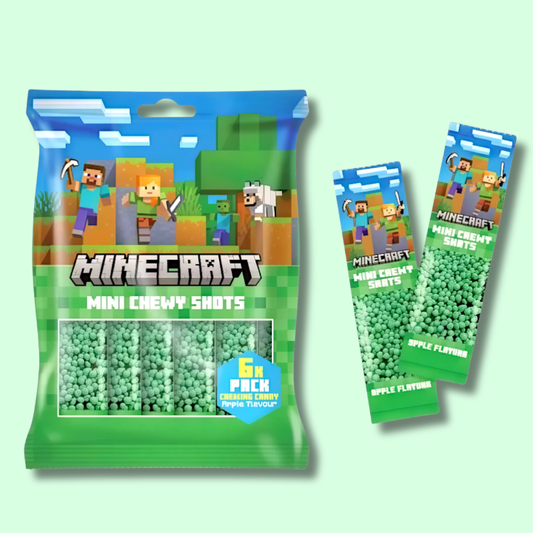Minecraft Mini Chewy Shots 6-Pack 90g