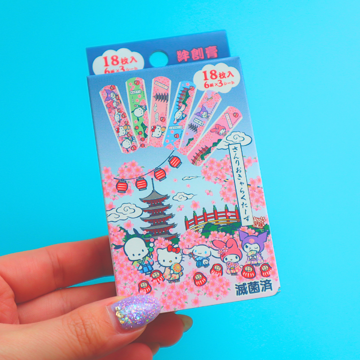 Sanrio Characters Sakura Kimono Band Aid Plaster Set (SANRIO)