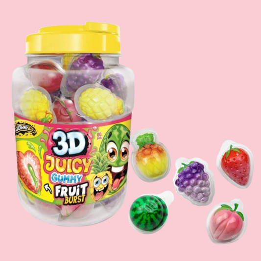 3D Juicy Gummy Fruit Burst 18g (JOHNY BEE)