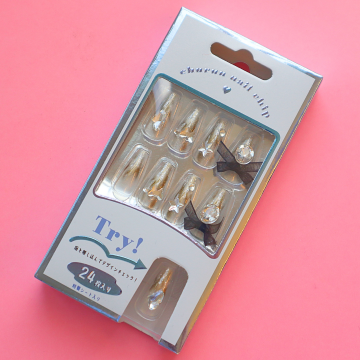 Press-On Nails Clear 24pcs (KAMIO)