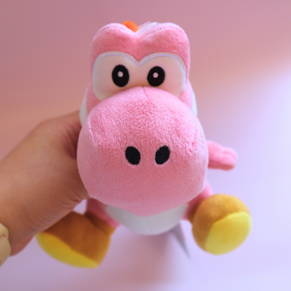 Super Mario All-Star Collection Plushie Pink Yoshi 20cm (SANEI)