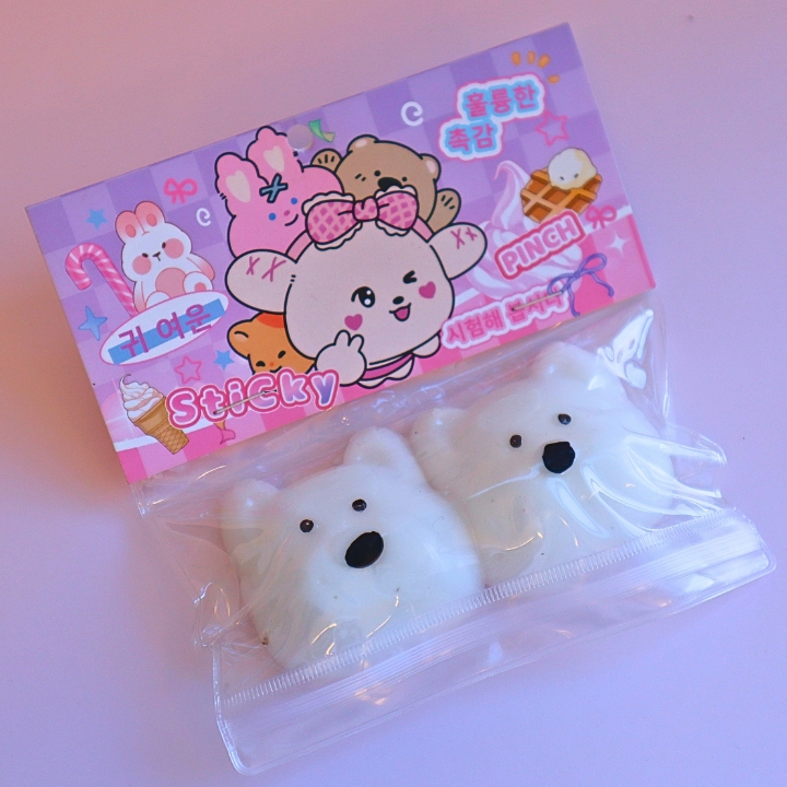 Taba Squishy Cute Little Dog Head